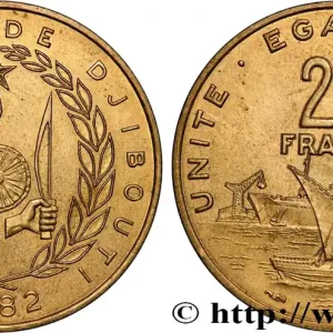 DJIBOUTI 20 Francs 1982 Paris fwo_896665 Monde Commander Vite
