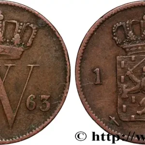 Prix Choc PAYS-BAS 1 Cent Guillaume III 1863 Utrecht fwo_896688 Monde