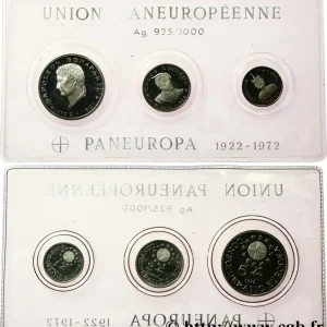 PERSONNAGES DIVERS Série FDC - 3 monnaies 1972 fwo_678154 Monde Original