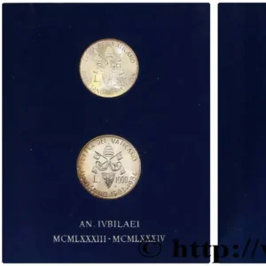 Vente Directe VATICAN ET ÉTATS PONTIFICAUX 500 et 1000 Lire Année Sainte 1983-1984 Rome fwo_701136 Monde