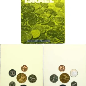 Jusqu’à Épuisement Des Stocks ISRAËL Série de 6 piéforts Proof 34e anniversaire d’Israël 1982 fwo_701694 Monde