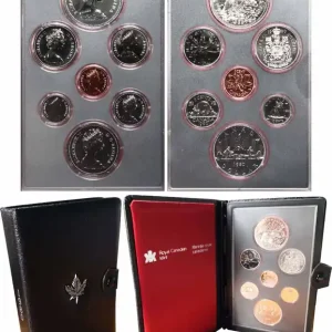CANADA Série Proof 7 monnaies 1980 fwo_704627 Monde Meilleure Vente