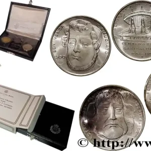 Produit De Marque SAINT-MARIN Série FDC 2 Monnaies - Centenaire de la mort de Garibaldi 1982 Rome fwo_707896 Monde