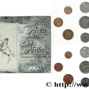 Retour Gratuit AFRIQUE DU SUD Série FDC 9 monnaies 1994 fwo_708031 Monde