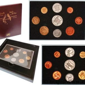 AFRIQUE DU SUD Série Proof 9 monnaies 1994 fwo_709445 Monde Nouvelle Collection