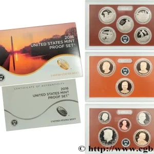 Super Prix ÉTATS-UNIS D'AMÉRIQUE PROOF SET - 13 monnaies 2016 S- San Francisco fwo_716213 Monde