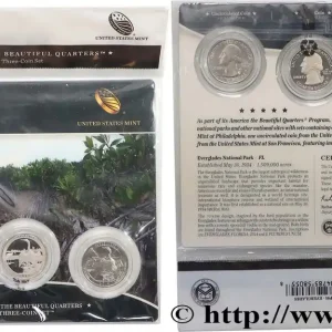 Acheter En Ligne ÉTATS-UNIS D'AMÉRIQUE AMERICAN THE BEAUTIFUL - EVERGLADES - QUARTERS SET - 3 monnaies 2014 fwo_717014 Monde