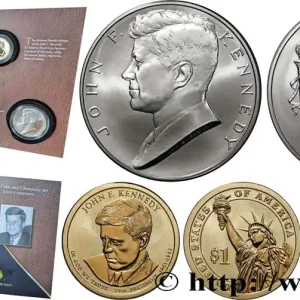 ÉTATS-UNIS D'AMÉRIQUE COIN AND CHRONICLES SET - JOHN F. KENNEDY 2015 fwo_717220 Monde Commander Maintenant