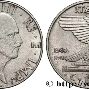 ITALIE 50 Centesimi Victor Emmanuel III an XVIII 1940 Rome - R fwo_956722 Monde Original