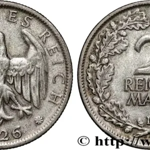 ALLEMAGNE 2 Reichsmark aigle 1926 Munich fwo_894867 Monde Achetez Aujourd’hui