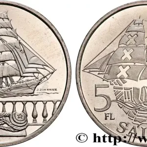 Bon Marché PAYS-BAS 5 Florins (Gulden) Proof Sail Amsterdam 2000 1995 Utrecht fwo_733497 Monde