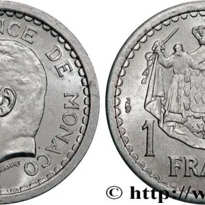 Livraison Mondiale MONACO 1 Franc Louis II (1943) Paris fwo_736603 Monde