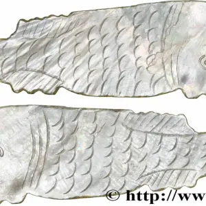 Soldes CHINE Jeton de jeu en nacre pisciforme XIXe fwo_783904 Monde