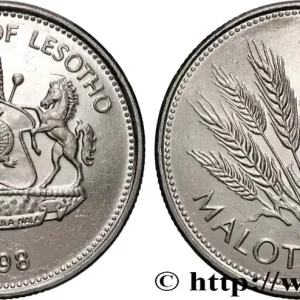 Jusqu’à Épuisement Des Stocks LESOTHO 5 Maloti emblème / plants de maïs 1998 fwo_817304 Monde