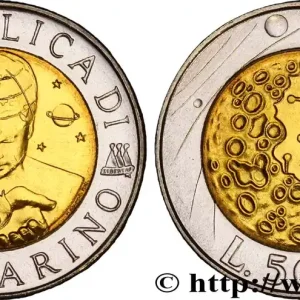 SAINT-MARIN 500 Lire enfant de l’univers / exploration de la lune 1999 Rome fwo_837720 Monde Prix Choc