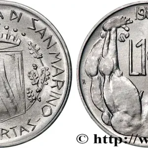 SAINT-MARIN 10 Lire écu aux trois tours / “la paix” 1981 Rome fwo_864652 Monde Achetez Aujourd’hui