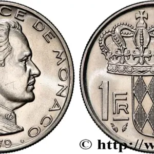 En Vogue MONACO 1 Franc Rainier III 1979 Paris fwo_866023 Monde