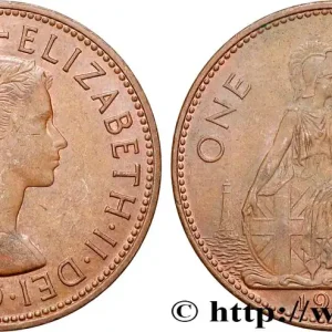Meilleure Vente ROYAUME-UNI 1 Penny Elisabeth II 1967 fwo_867910 Monde