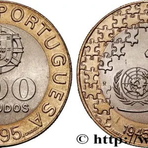 Livraison Gratuite PORTUGAL 200 Escudos 50e anniversaire des Nations Unies 1995 fwo_868382 Monde