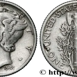 Vente Directe ÉTATS-UNIS D'AMÉRIQUE 1 Dime Mercury 1941 Philadelphie fwo_868718 Monde