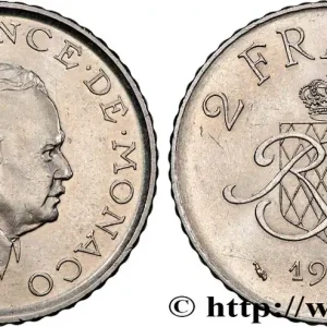 MONACO 2 Francs Rainier III 1981 Paris fwo_870103 Monde Offre Spéciale