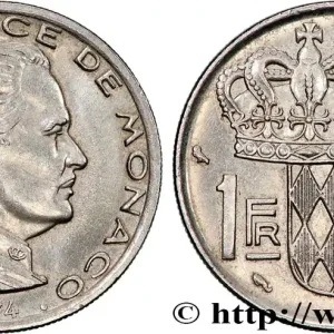 MONACO 1 Franc Rainier III 1974 Paris fwo_870170 Monde Promotion