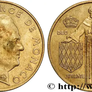 MONACO 20 Centimes Rainier III 1979 Paris fwo_870290 Monde Petit Prix