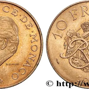 MONACO 10 Francs Rainier III 1982 Paris fwo_870577 Monde Meilleur Choix