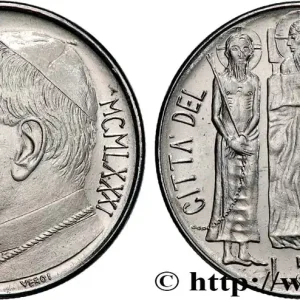Usine Directe VATICAN ET ÉTATS PONTIFICAUX 50 Lire Jean Paul II an III - trois représentations du Christ 1981 fwo_871059 Monde