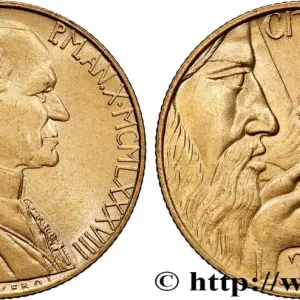 VATICAN ET ÉTATS PONTIFICAUX 200 Lire Jean Paul II an X 1988 Rome fwo_879680 Monde En Vogue