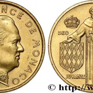 MONACO 5 Centimes Rainier III 1976 Paris fwo_883115 Monde Jusqu’à Épuisement Des Stocks