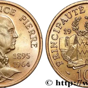 Achat Immédiat MONACO 10 Francs Rainier III 1989 Paris fwo_883144 Monde