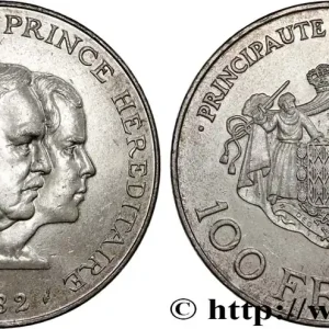 Livraison Express MONACO 100 Francs Rainier III et Albert 1982 Paris fwo_883153 Monde
