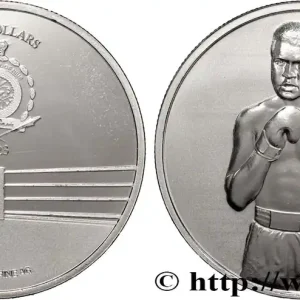 Super Prix ARGENT D'INVESTISSEMENT 1 Oz - 2 Dollars Mohamed Ali 2023 fwo_883375 Monde