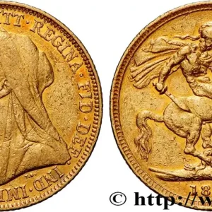 OR, PALLADIUM ET PLATINE INVESTISSEMENT Souverain Victoria type vieille tête 1899 Melbourne fwo_897795 Monde Livraison Mondiale