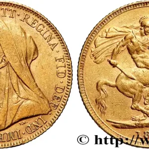 OR, PALLADIUM ET PLATINE INVESTISSEMENT 1 Souverain Victoria “Old Head” 1899 Londres fwo_897797 Monde Populaire