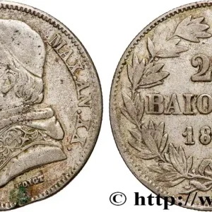 ITALIE - ÉTATS DU PAPE - PIE IX (Jean-Marie Mastai Ferretti) 20 Baiocchi an XX 1865 Rome fwo_898474 Monde Exclusif