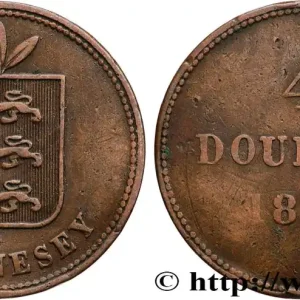 GUERNESEY 4 Doubles armes du baillage de Guernesey 1868 fwo_898585 Monde Dernière Chance