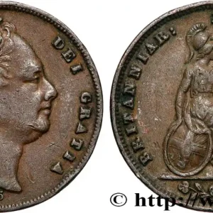 ROYAUME-UNI 1 Farthing Guillaume IV 1835 fwo_898601 Monde Original