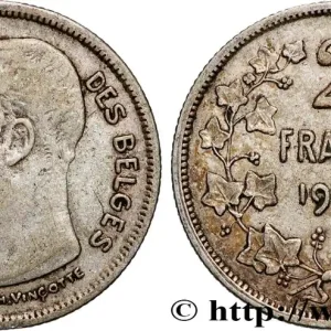 BELGIQUE - ROYAUME DE BELGIQUE - LÉOPOLD II 2 Francs légende française 1909 fwo_898648 Monde Garantie Incluse