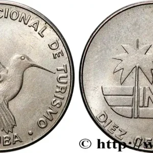 Prix Cassé CUBA 10 Centavos monnaie pour touristes Intur 1981 fwo_898698 Monde