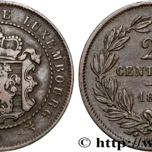 Nouvelle Collection LUXEMBOURG 2 1/2 Centimes écu couronné 1854 Utrecht fwo_898704 Monde