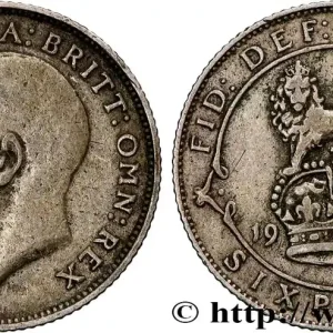 ROYAUME-UNI 6 Pence Georges V 1923 fwo_899492 Monde Offre Exclusive