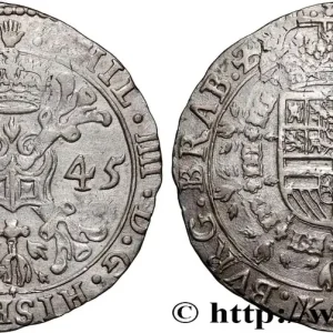 PAYS-BAS ESPAGNOLS - PHILIPPE IV 1/2 (Demi-) Patagon 1645 Anvers fwo_875305 Monde Promotion