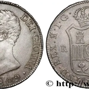 ESPAGNE - ROYAUME D'ESPAGNE - JOSEPH NAPOLÉON 8 Reales 1809 Madrid fwo_883190 Monde Marque