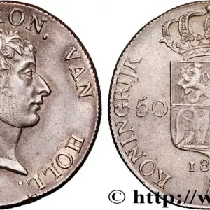 HOLLANDE - ROYAUME DE HOLLANDE - LOUIS NAPOLÉON 50 Stuivers 1808 Utrecht fwo_891441 Monde Premium