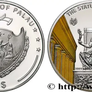 Certifié PALAU 1 Dollar Proof Statue de Zeus 2009 fwo_897146 Monde