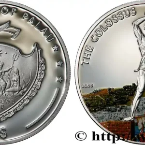 Pas Cher PALAU 1 Dollar Proof Colosse de Rhodes 2009 fwo_897149 Monde
