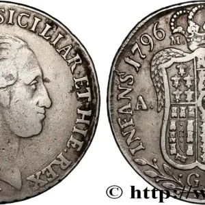 Retour Gratuit ITALIE - ROYAUME DE NAPLES - FERDINAND IV 120 Grana 1796 fwo_897357 Monde