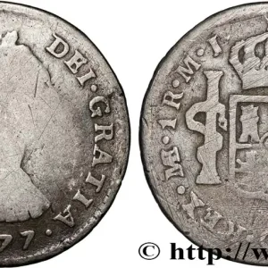 Livraison Mondiale PÉROU - CHARLES III 1 Real 1777 Lima fwo_897427 Monde